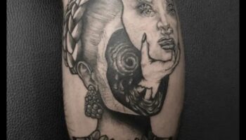 دقة التصوير الفوتوغرافي: وشم واقعي بتفاصيل رائعة تترك انطباعًا دائمًا