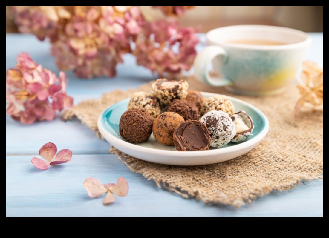 صياغة الطهي بالشوكولاتة: الحلويات المغرية والكمأة