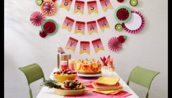 الحرف اليدوية للترفيه المنزلي: إنشاء ديكور للحفلات يدويًا