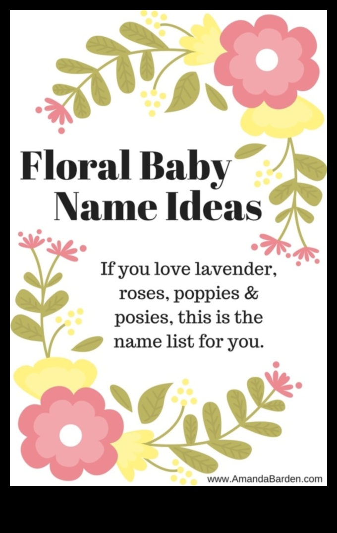 فانتازيا الأزهار: أسماء أطفال ساحرة ومليئة بالأزهار