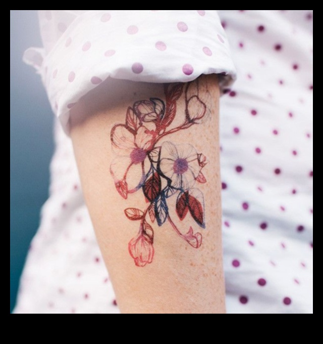 تزدهر الأزهار بزهرة تصاميم الوشم الجميلة 2 تزدهر الأزهار: تصاميم الوشم المزهرة للتزيين