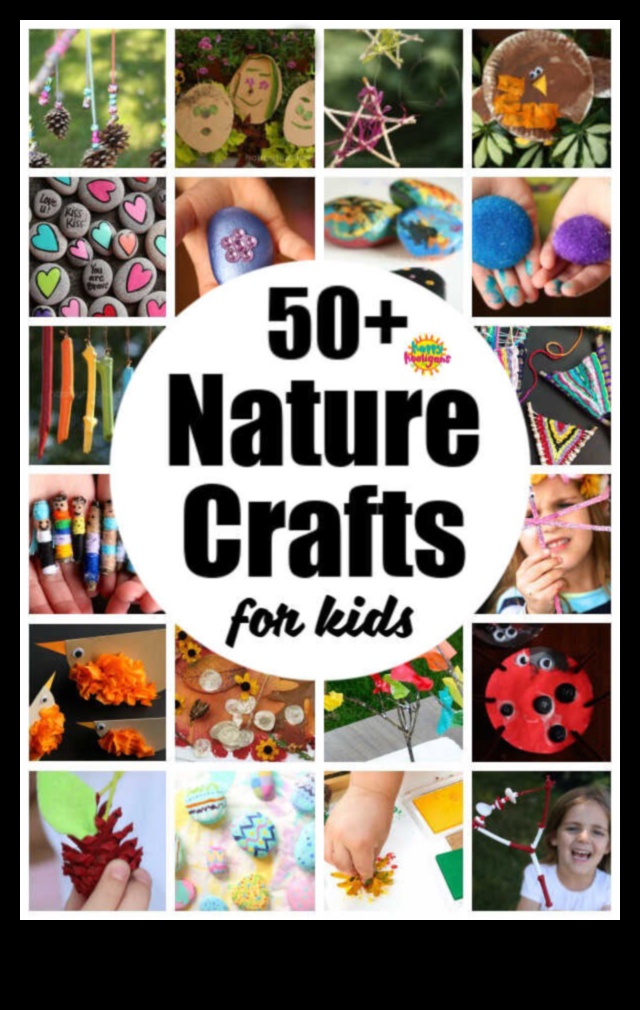 الحرف اليدوية المستوحاة من الطبيعة للأطفال: استكشاف الأماكن الخارجية بشكل إبداعي