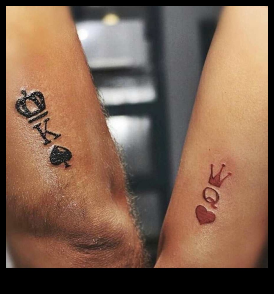 الوشم الزوجين الوئام القلبي الذي يرمز إلى نقاء الحب 3 الوئام القلبي: وشم الزوجين يرمز إلى نقاء الحب