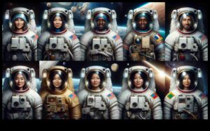 كشف النقاب عن رواد الفضاء: صور لرواد الفضاء السماوية